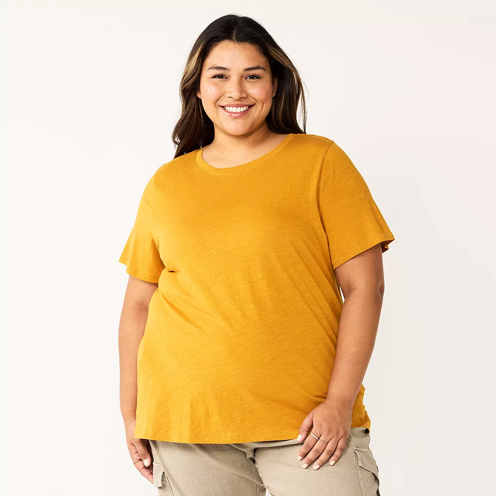 Petite Plus Size Sonoma Goods For Life® Crewneck Tee 32 Petite Plus Size Sonoma Goods For Life® Crewneck Tee - Image 32