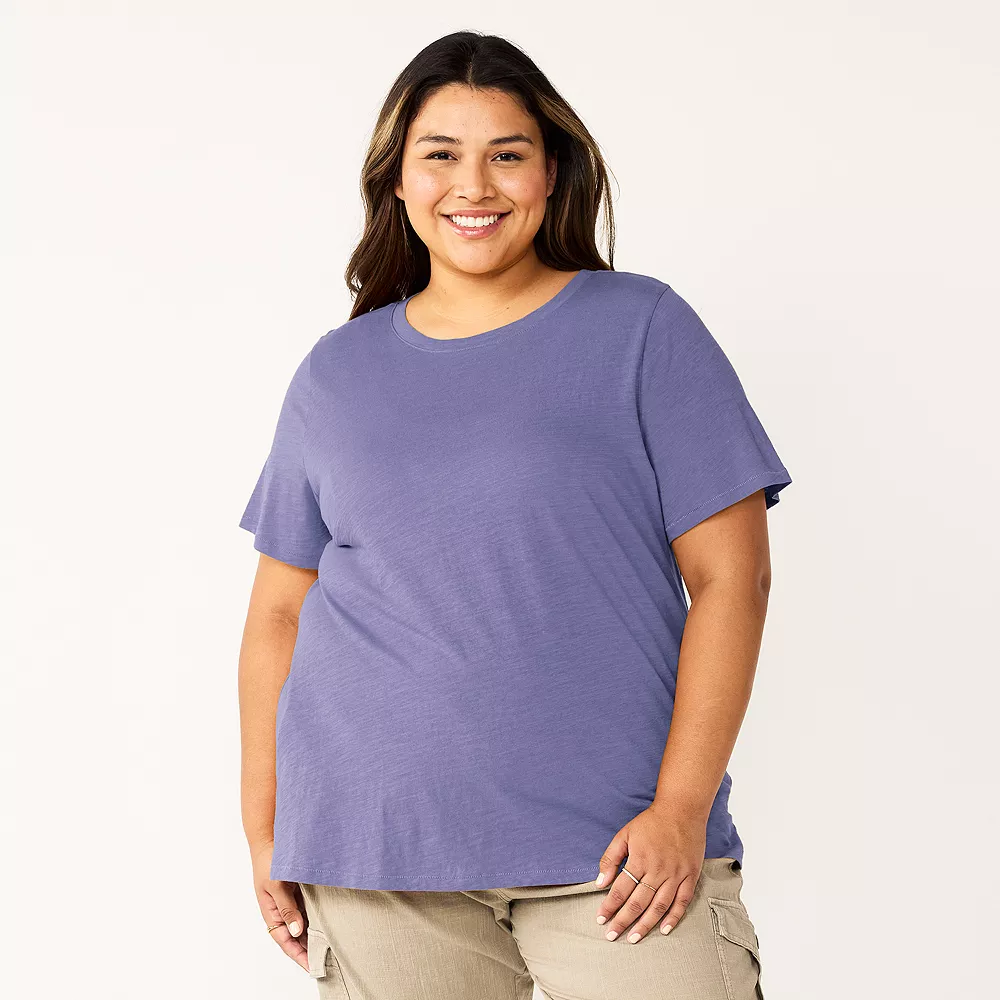 Petite Plus Size Sonoma Goods For Life® Crewneck Tee 34 Petite Plus Size Sonoma Goods For Life® Crewneck Tee - Image 34