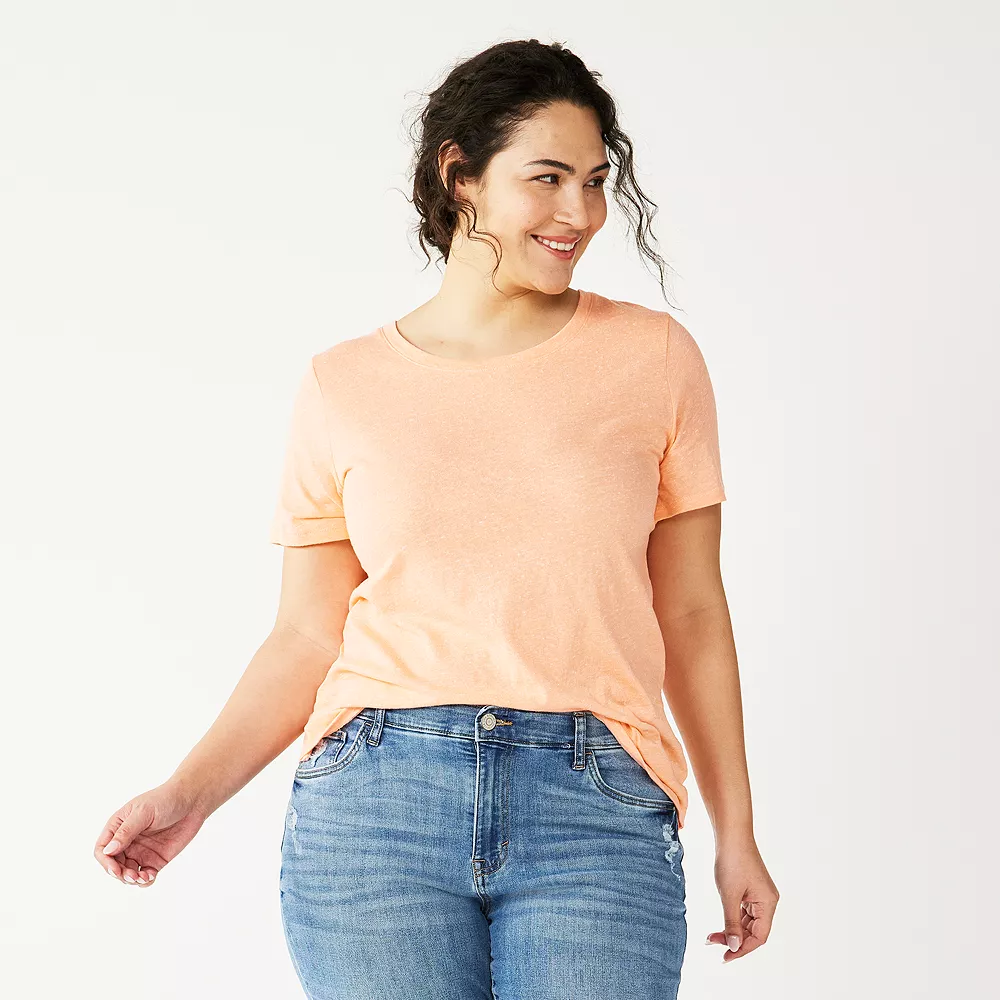 Petite Plus Size Sonoma Goods For Life® Crewneck Tee 2 Petite Plus Size Sonoma Goods For Life® Crewneck Tee - Image 2