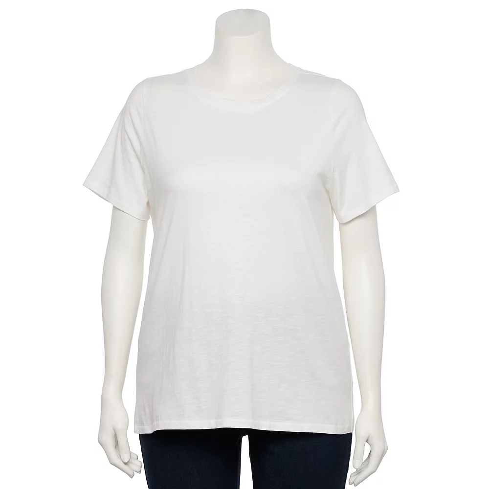 Petite Plus Size Sonoma Goods For Life® Crewneck Tee 38 Petite Plus Size Sonoma Goods For Life® Crewneck Tee - Image 38