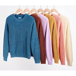 Women's Sonoma Goods For Life® Textured Drop-Shoulder Sweater 24 Women's Sonoma Goods For Life® Textured Drop-Shoulder Sweater -True Fit Shop 5579623 ALT2