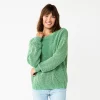 Women's Sonoma Goods For Life® Textured Drop-Shoulder Sweater