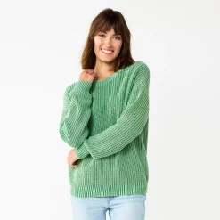 Women's Sonoma Goods For Life® Textured Drop-Shoulder Sweater