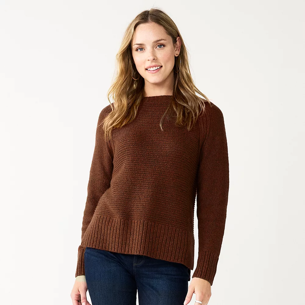 Women's Sonoma Goods For Life® Textured Raglan Sweater 5 Women's Sonoma Goods For Life® Textured Raglan Sweater - Image 5