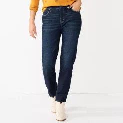 Women's Sonoma Goods For Life® High-Waisted Boyfriend Jeans 12 Women's Sonoma Goods For Life® High-Waisted Boyfriend Jeans -True Fit Shop 5582926 Rinse