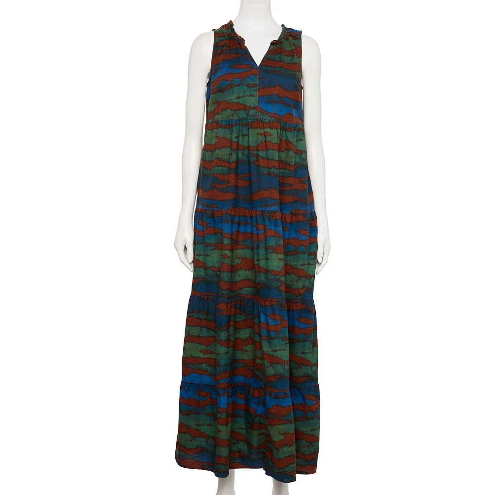 Women's Sonoma Goods For Life® Tiered Maxi Dress 3 Women's Sonoma Goods For Life® Tiered Maxi Dress - Image 3