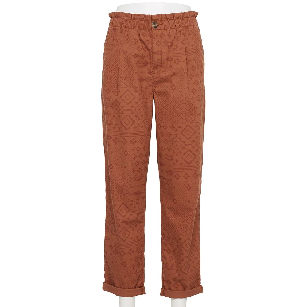 Women's Sonoma Goods For Life® Mid-Rise Straight-Leg Paperbag Pants 4 Women's Sonoma Goods For Life® Mid-Rise Straight-Leg Paperbag Pants - Image 4