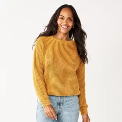 Petite Sonoma Goods For Life® Drop Shoulder Pullover Sweater 13 Petite Sonoma Goods For Life® Drop Shoulder Pullover Sweater -True Fit Shop 5587850 Gold