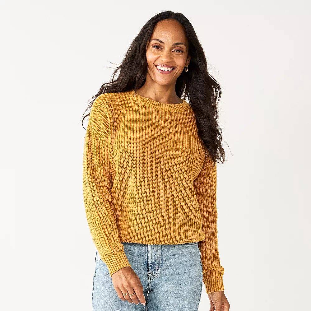 Petite Sonoma Goods For Life® Drop Shoulder Pullover Sweater 7 Petite Sonoma Goods For Life® Drop Shoulder Pullover Sweater - Image 7
