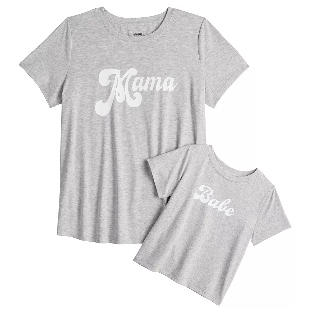 Maternity Sonoma Goods For Life® Mommy & Me Graphic Tee Set 7 Maternity Sonoma Goods For Life® Mommy & Me Graphic Tee Set - Image 7