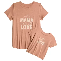 Maternity Sonoma Goods For Life® Mommy & Me Graphic Tee Set 19 Maternity Sonoma Goods For Life® Mommy & Me Graphic Tee Set -True Fit Shop 5599953 Mama Little Love