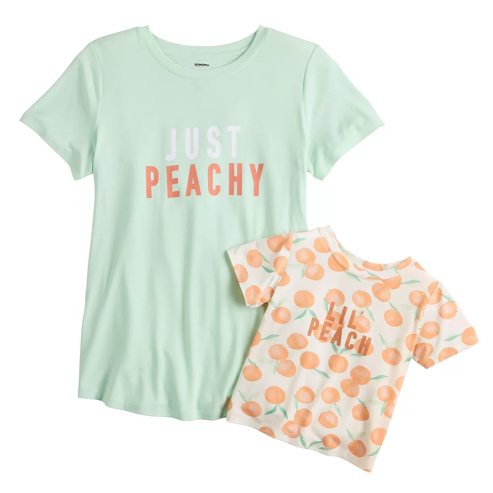 Maternity Sonoma Goods For Life® Mommy & Me Graphic Tee Set 4 Maternity Sonoma Goods For Life® Mommy & Me Graphic Tee Set - Image 4