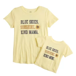 Maternity Sonoma Goods For Life® Mommy & Me Graphic Tee Set 15 Maternity Sonoma Goods For Life® Mommy & Me Graphic Tee Set -True Fit Shop 5599953 Sunshine