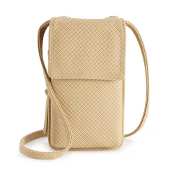 Sonoma Goods For Life® Bryant RFID-Blocking Wallet on a String 7 Sonoma Goods For Life® Bryant RFID-Blocking Wallet on a String -True Fit Shop 5617554 Woven Warm Taupe