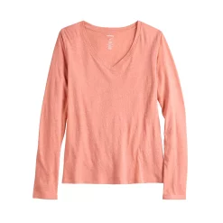 Women's Sonoma Goods For Life® Everyday Crewneck Long Sleeve Tee -True Fit Shop 5625802 ALT5