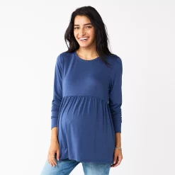 Maternity Sonoma Goods For LifeĀ® Long Sleeve Empire Waist Top