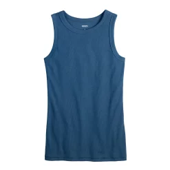 Women's Sonoma Goods For Life® Slim Fit High Neck Rib Tank 27 Women's Sonoma Goods For Life® Slim Fit High Neck Rib Tank -True Fit Shop 5651280 ALT5