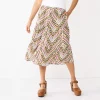 Petite Sonoma Goods For Life® Wrap Ruffle Maxi Skirt