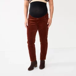Maternity Sonoma Goods For Life® Belly Panel Corduroy Straight-Leg Ankle Pants 5 Maternity Sonoma Goods For Life® Belly Panel Corduroy Straight-Leg Ankle Pants -True Fit Shop 5665437 ALT2