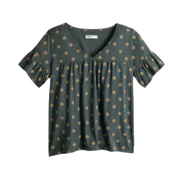 Women's Sonoma Goods For Life® Ruffled Babydoll Top 15 Women's Sonoma Goods For Life® Ruffled Babydoll Top -True Fit Shop 5665750 ALT5