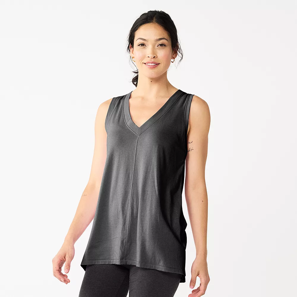 Women's Sonoma Goods For Life® Relaxed V-Neck Tank 1 Women's Sonoma Goods For Life® Relaxed V-Neck Tank