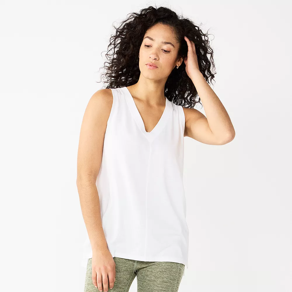 Women's Sonoma Goods For Life® Relaxed V-Neck Tank 2 Women's Sonoma Goods For Life® Relaxed V-Neck Tank - Image 2