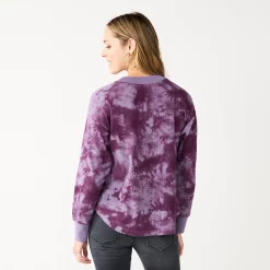 Women's Sonoma Goods For Life® Mockneck Waffle Top -True Fit Shop 5672315 ALT