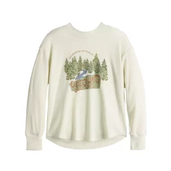 Women's Sonoma Goods For Life® Mockneck Waffle Top -True Fit Shop 5672315 ALT5