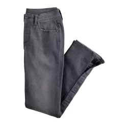 Women's Sonoma Goods For Life® Adaptive & Easy Dressing Mid-Rise Straight Leg Jean -True Fit Shop 5678470 Light Grey