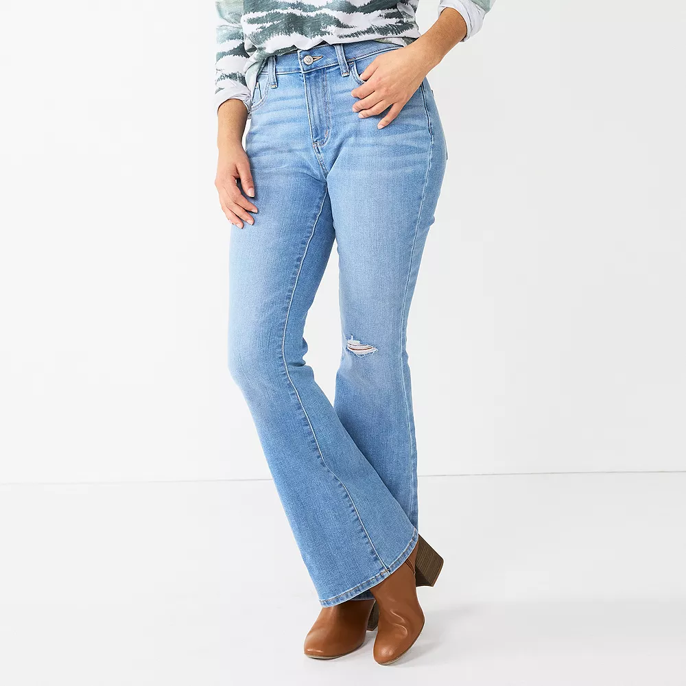 Women's Sonoma Goods For Life® High-Waisted Flare-Leg Jeans 2 Women's Sonoma Goods For Life® High-Waisted Flare-Leg Jeans - Image 2