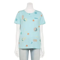 Women's Tall Sonoma Goods For Life® Essential Crewneck Tee 79 Women's Tall Sonoma Goods For Life® Essential Crewneck Tee -True Fit Shop 5686288 Blue Suns Moon