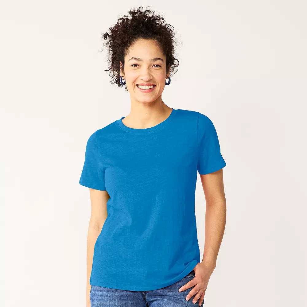 Women's Tall Sonoma Goods For Life® Essential Crewneck Tee 20 Women's Tall Sonoma Goods For Life® Essential Crewneck Tee - Image 20