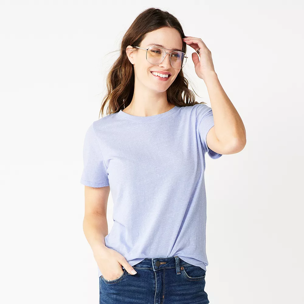 Women's Tall Sonoma Goods For Life® Essential Crewneck Tee 25 Women's Tall Sonoma Goods For Life® Essential Crewneck Tee - Image 25