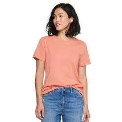 Women's Tall Sonoma Goods For Life® Essential Crewneck Tee 51 Women's Tall Sonoma Goods For Life® Essential Crewneck Tee -True Fit Shop 5686288 Peach Texture