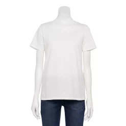 Women's Tall Sonoma Goods For Life® Essential Crewneck Tee 81 Women's Tall Sonoma Goods For Life® Essential Crewneck Tee -True Fit Shop 5686288 White