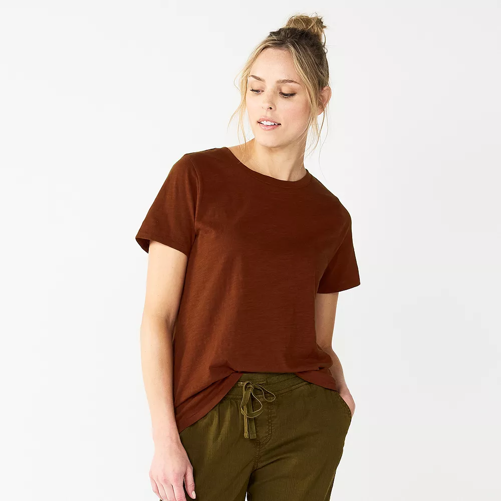 Women's Tall Sonoma Goods For Life® Essential Crewneck Tee 22 Women's Tall Sonoma Goods For Life® Essential Crewneck Tee - Image 22