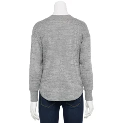 Petite Sonoma Goods For Life® Mockneck Waffle Top -True Fit Shop 5686604 ALT