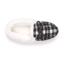 Women's Sonoma Goods For Life® Plaid Felt Moccasin 11 Women's Sonoma Goods For Life® Plaid Felt Moccasin -True Fit Shop 5696690 ALT4