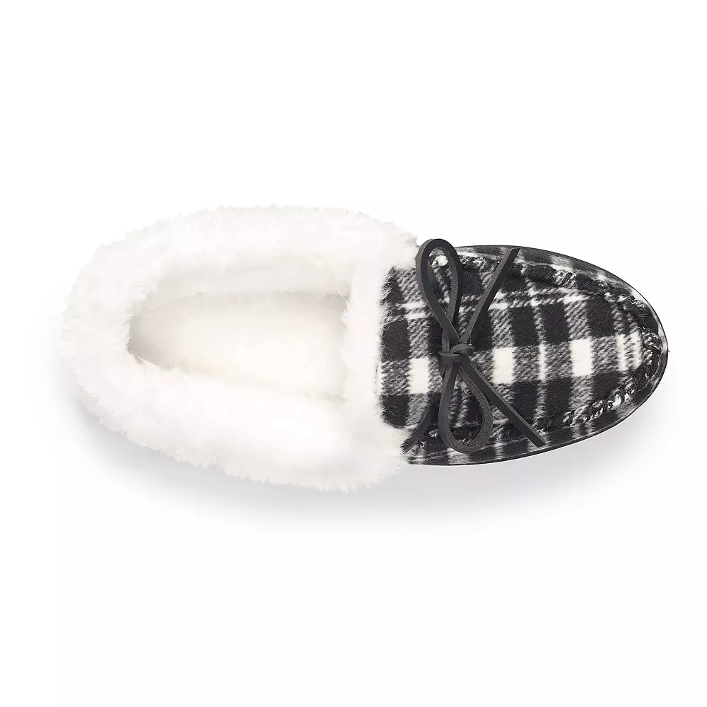 Women's Sonoma Goods For Life® Plaid Felt Moccasin 6 Women's Sonoma Goods For Life® Plaid Felt Moccasin - Image 6