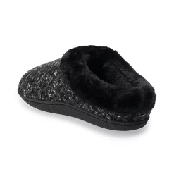 Women's Sonoma Goods For Life® Cozy Knit Clog Marled Basket Weave Slippers -True Fit Shop 5697308 ALT2