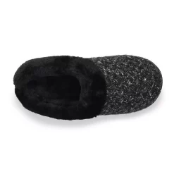 Women's Sonoma Goods For Life® Cozy Knit Clog Marled Basket Weave Slippers -True Fit Shop 5697308 ALT4