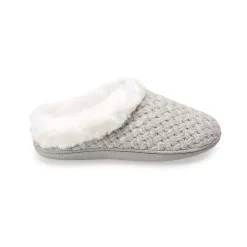 Women's Sonoma Goods For Life® Cozy Knit Clog Marled Basket Weave Slippers -True Fit Shop 5697308 ALT5
