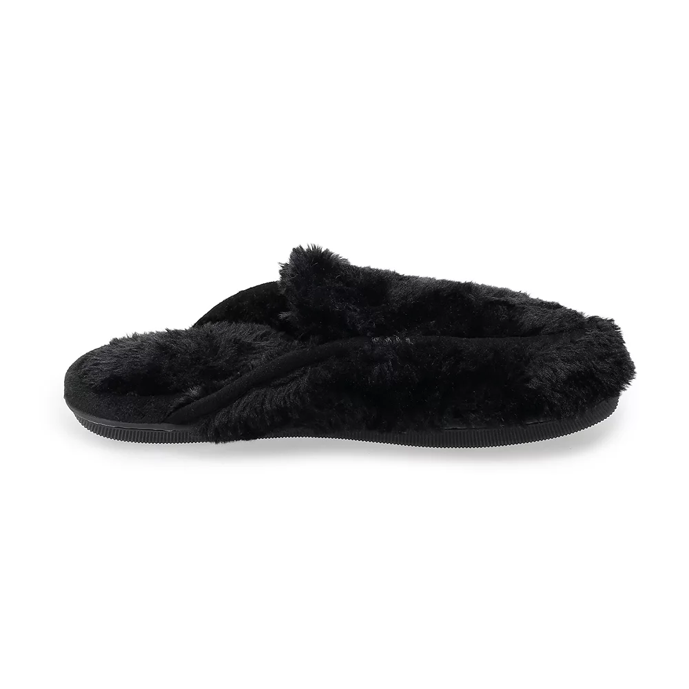 Sonoma Goods For Life® Women's Faux Fur Moccasin Slippers 4 Sonoma Goods For Life® Women's Faux Fur Moccasin Slippers - Image 4
