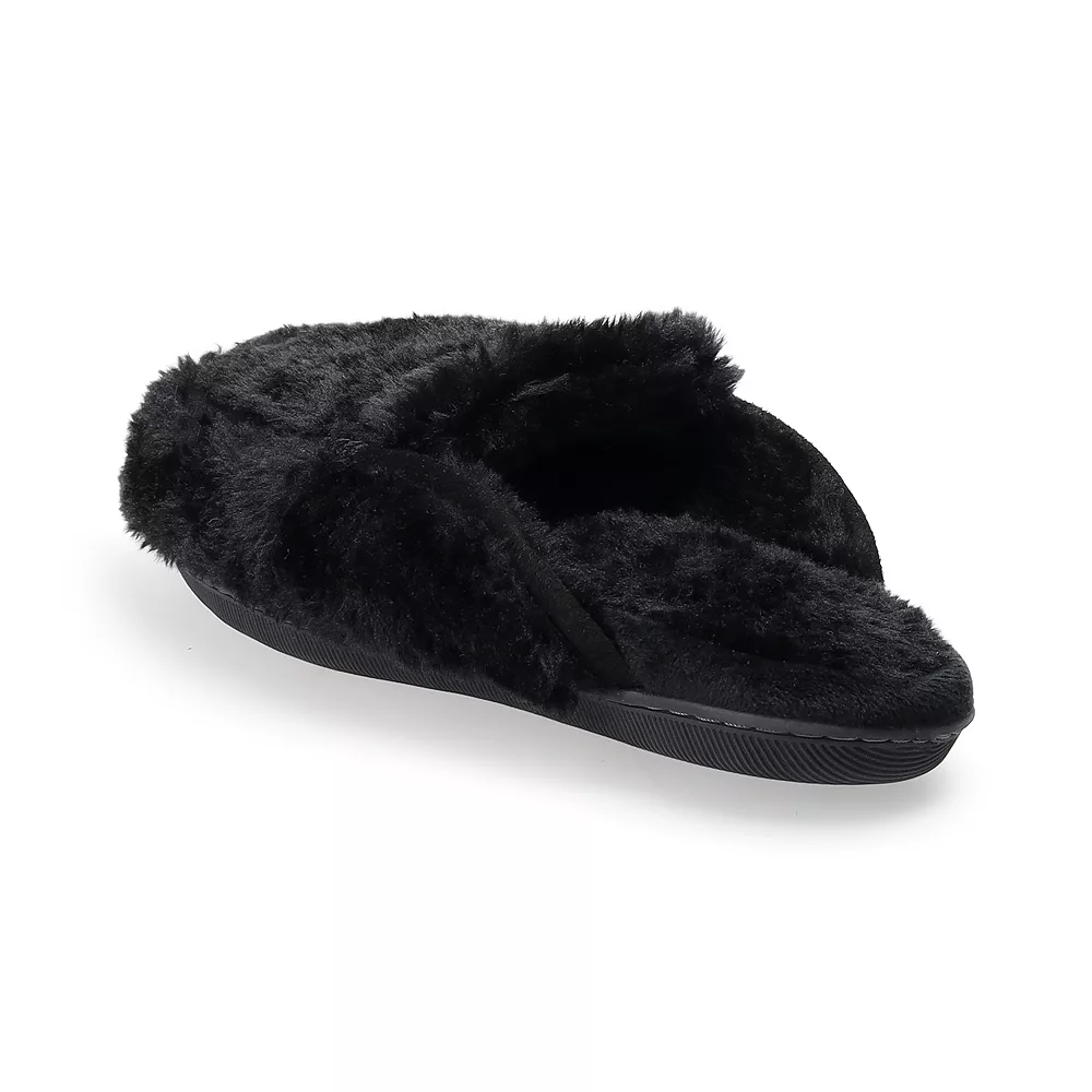 Sonoma Goods For Life® Women's Faux Fur Moccasin Slippers 5 Sonoma Goods For Life® Women's Faux Fur Moccasin Slippers - Image 5