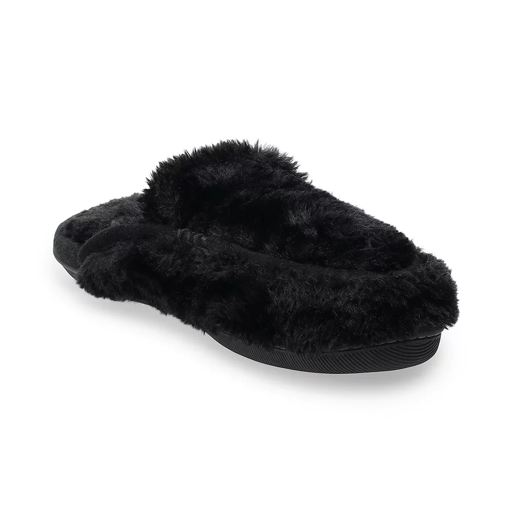 Sonoma Goods For Life® Women's Faux Fur Moccasin Slippers 2 Sonoma Goods For Life® Women's Faux Fur Moccasin Slippers - Image 2