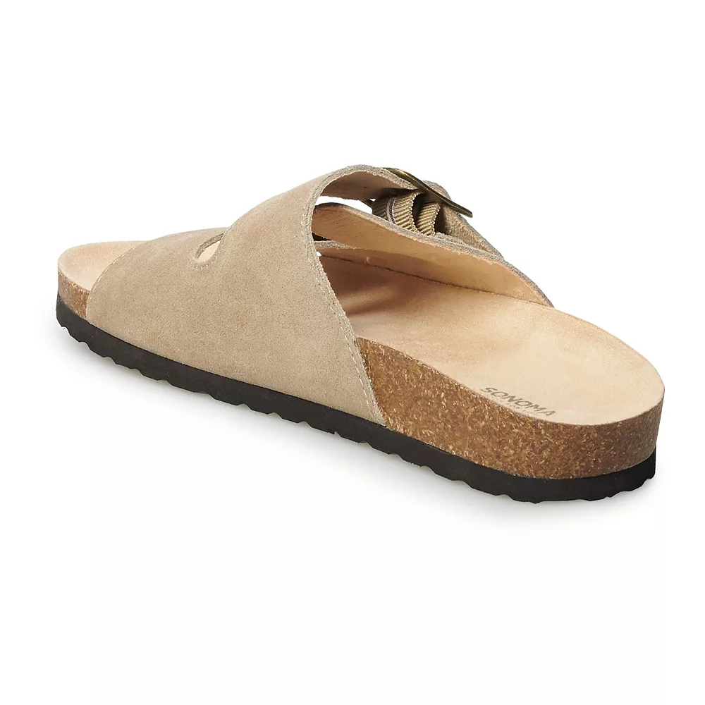 Sonoma Goods For Life® Artwork 02 Women's Suede Slide Sandals 4 Sonoma Goods For Life® Artwork 02 Women's Suede Slide Sandals - Image 4