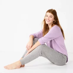 Women's Sonoma Goods For Life® Soft Knit Banded Bottom Pajama Pants 7 Women's Sonoma Goods For Life® Soft Knit Banded Bottom Pajama Pants -True Fit Shop 5724864 ALT2