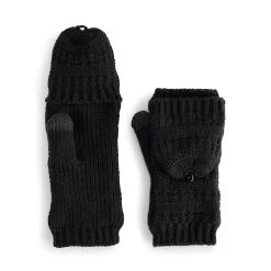 Women's Sonoma Goods For Life® Ladder Stitch Flip Top Mittens