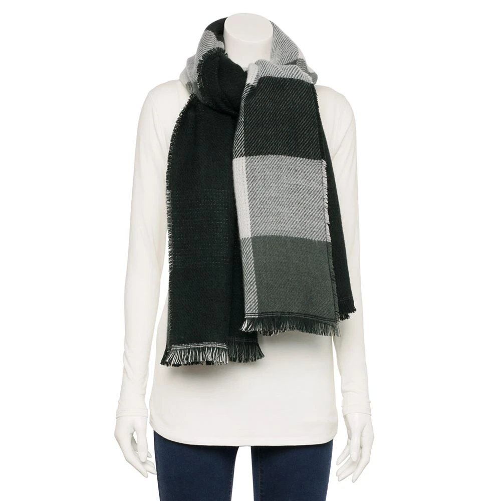 Women's Sonoma Goods For Life® Oblong Reversible Scarf 2 Women's Sonoma Goods For Life® Oblong Reversible Scarf - Image 2
