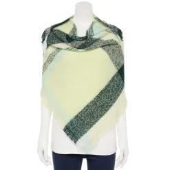 Women's Sonoma Goods For Life® Slub Yarn Boucle Triangle Scarf -True Fit Shop 5731416 Green